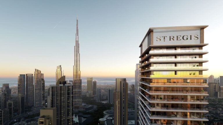 St. Regis Residences Dubai Downtown exterior view